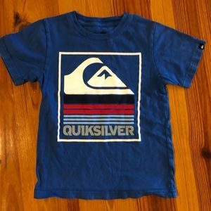 Boys Quicksilver tee shirt size 6